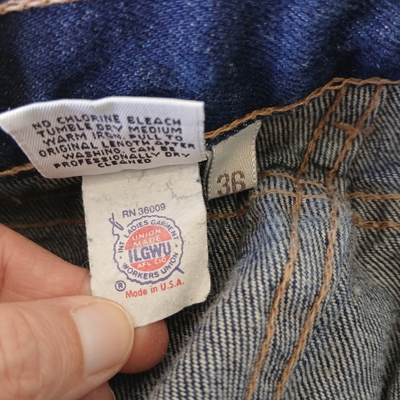 Vintage Calvin Klein Jeans Union Made 36x33 - Picture 8 of 11